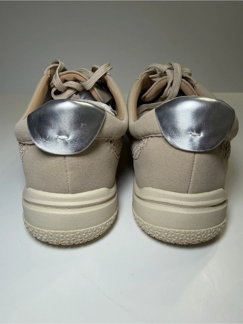 JBU Women's Taupe Mesh Slip-On Sneaker Size 12